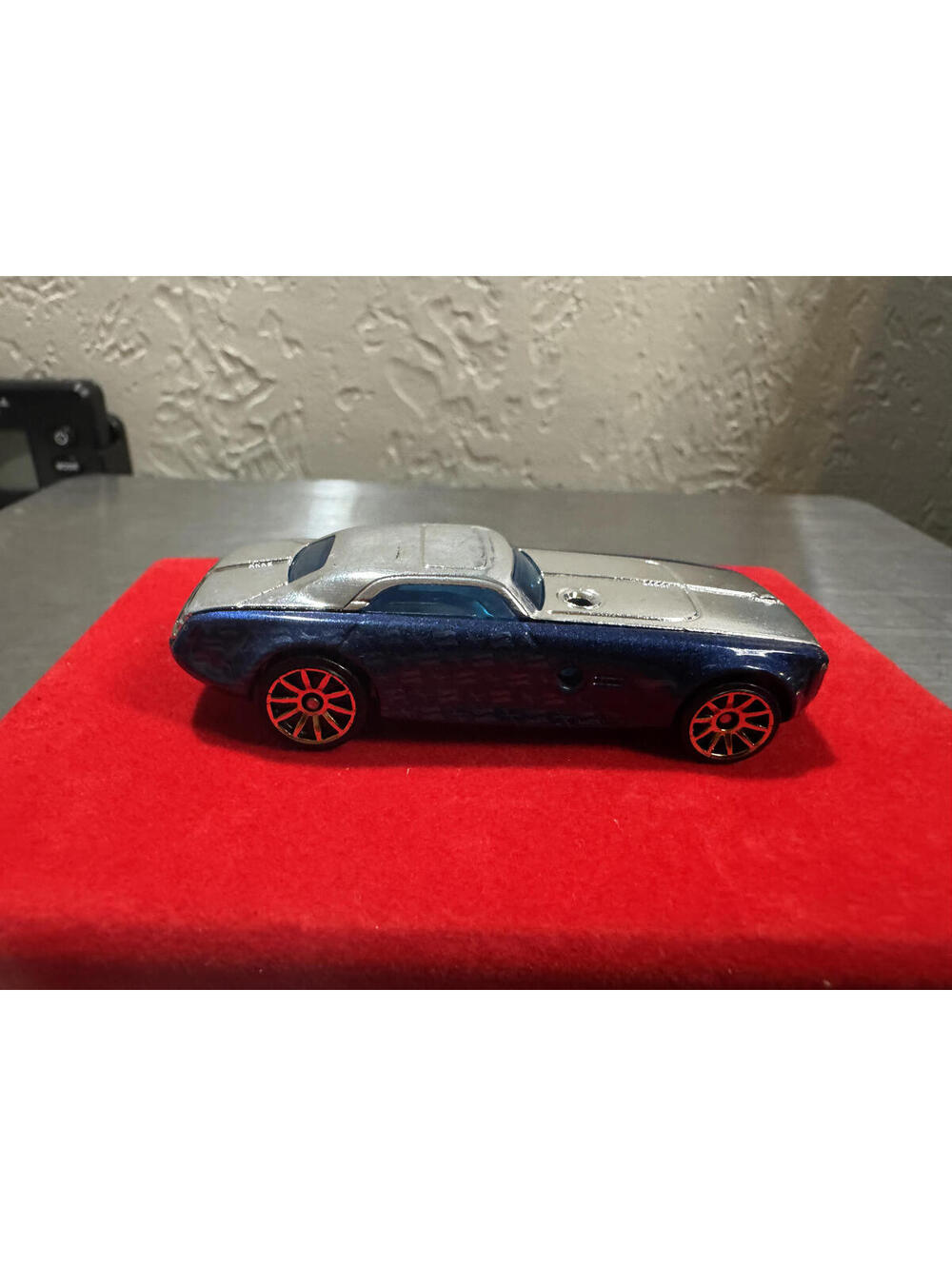 Hot Wheels Blue and Silver Classic Diecast Toy Car
